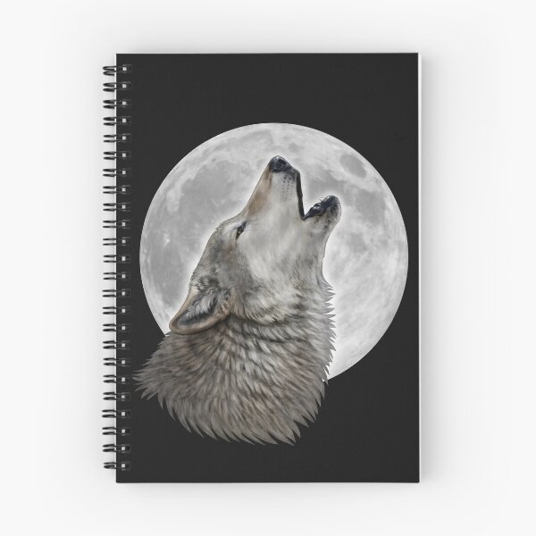 Item preview, Wolf howling at the Moon designed and sold by GaiaSorrentino.