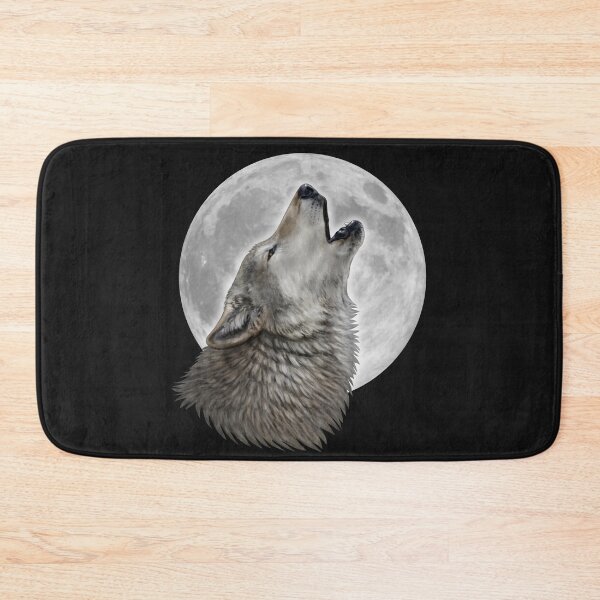 Item preview, Wolf howling at the Moon designed and sold by GaiaSorrentino.