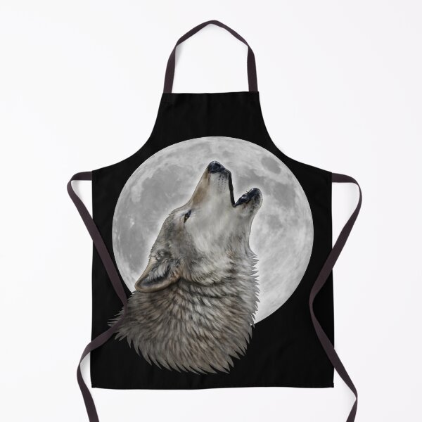 Item preview, Wolf howling at the Moon designed and sold by GaiaSorrentino.
