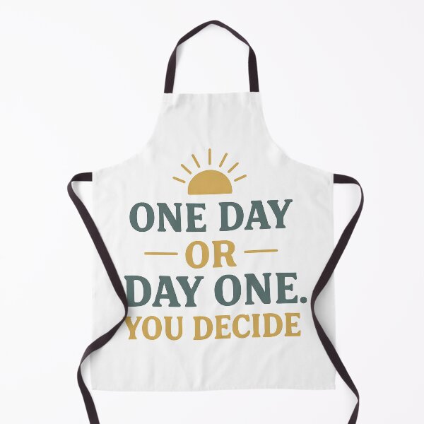 Item preview, Motivational Quote One Day or Day One You Decide Design. designed and sold by The-T-In-Retro.