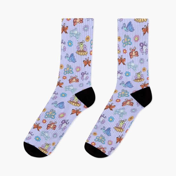 Item preview, Cute Butterflies and Flowers Pattern Design designed and sold by SolarWayfarer.