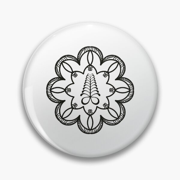 Item preview, Aya: Adinkra Symbol of Endurance | Mandala designed and sold by MammothArt.