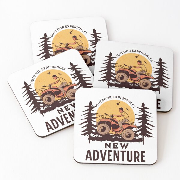 Item preview, Outdoor Adventure ATV Retro Design designed and sold by PurelyDesign.