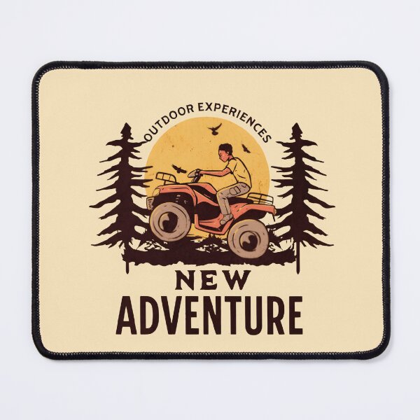 Item preview, Outdoor Adventure ATV Retro Design designed and sold by PurelyDesign.