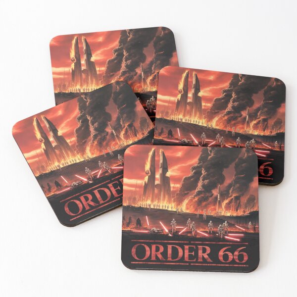 Item preview, Order 66 Cinematic Poster – Fall of the Jedi Temple Star Wars Inspired Art designed and sold by DITCHB .