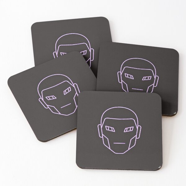 Item preview, Minimal Neon Cyber Mask – Futuristic Tech Illustration designed and sold by MAX820.