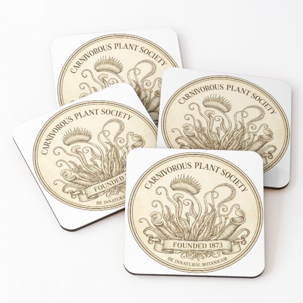 Item preview, Carnivorous Plant Society – Vintage Botanical Science Emblem (1873 Edition designed and sold by EnR-designs.