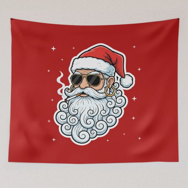 Item preview, Funky Cool Santa With Swag Beard designed and sold by T7xDesigns.