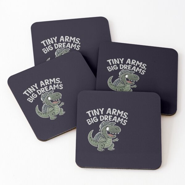 Item preview, 1tiny arms big dreams 00 days of school trex textured art vector designed and sold by  Mudikeys.