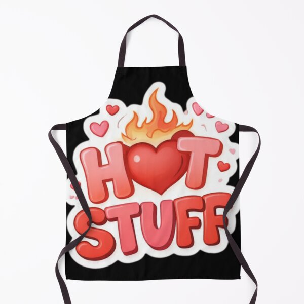Item preview, Hot Stuff Valentine Sticker Cute Flirty Love Design designed and sold by TrackinDaTrends.