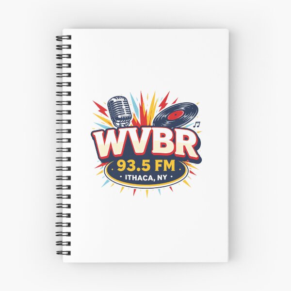 Item preview, WVBR 93.5 FM Ithaca College Radio Station designed and sold by PopPizzazz.