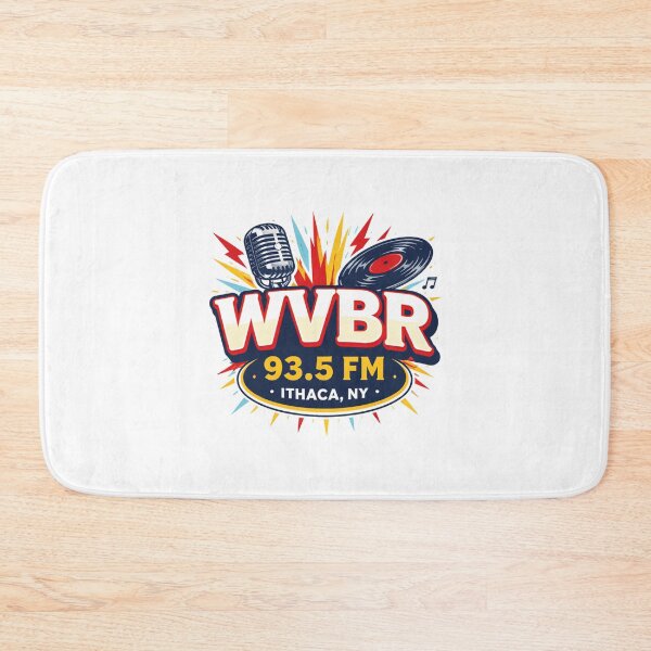 Item preview, WVBR 93.5 FM Ithaca College Radio Station designed and sold by PopPizzazz.
