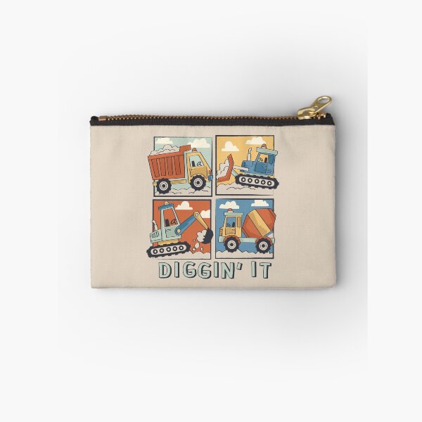 Item preview, Diggin’ It – Colorful Construction Trucks designed and sold by OHBOY! Handmade.