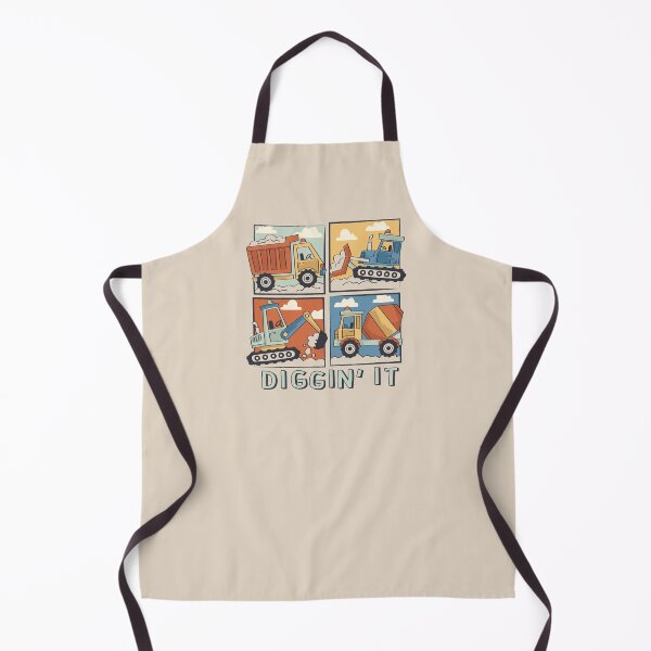 Item preview, Diggin’ It – Colorful Construction Trucks designed and sold by OHBOY! Handmade.