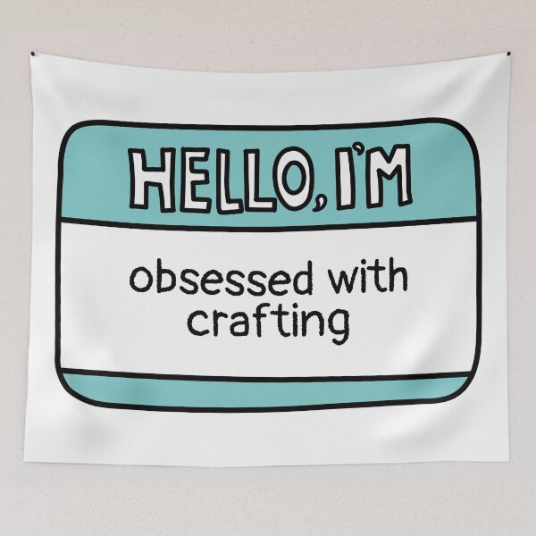 Item preview, Obsessed with Crafting designed and sold by MaryAller.