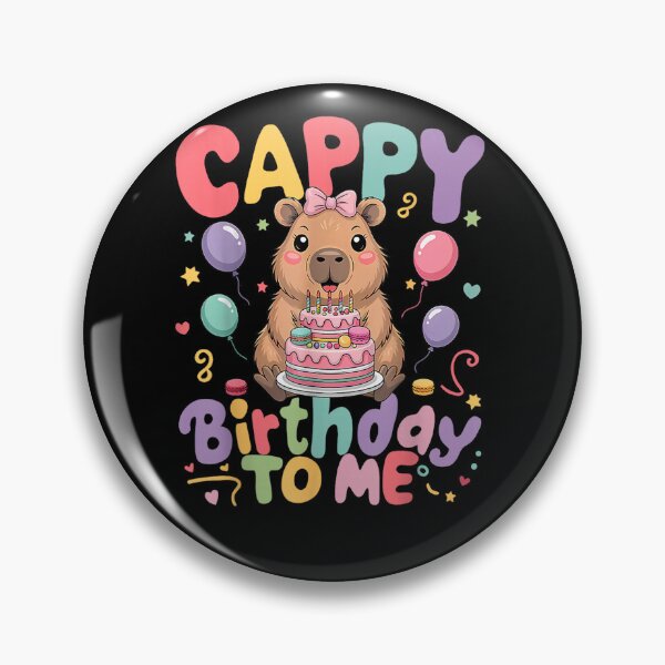 Item preview, Cappy Birthday to Me Cute Capy Capybara Birthday Girls Kids Art for Men Women Kids , Capybara Gift Lover  designed and sold by DZIRI NAJAT.