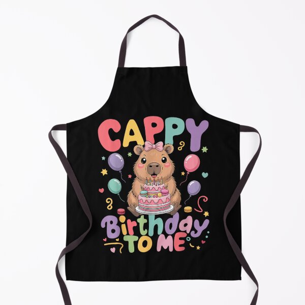 Item preview, Cappy Birthday to Me Cute Capy Capybara Birthday Girls Kids Art for Men Women Kids , Capybara Gift Lover designed and sold by DZIRI NAJAT.