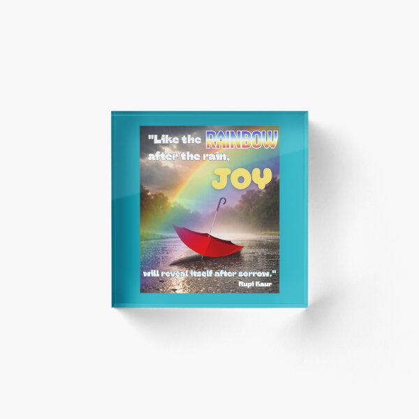 Aperçu de l'œuvre Arc-en-ciel après la pluie créée et vendue par OneWorldShop.