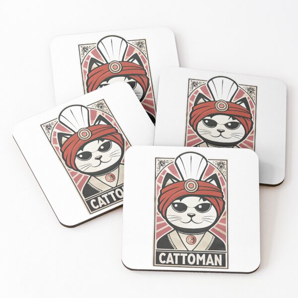 Item preview, Cattoman Empire - Funny Ottoman Cat Sultan Vintage Art designed and sold by asliberry.