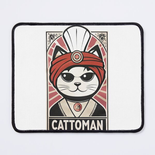 Item preview, Cattoman Empire - Funny Ottoman Cat Sultan Vintage Art designed and sold by asliberry.