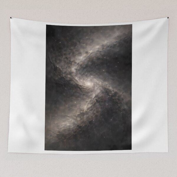 Item preview, Cosmic Decay in Muted Hues | Abstract Space Art designed and sold by UniqueArts23.