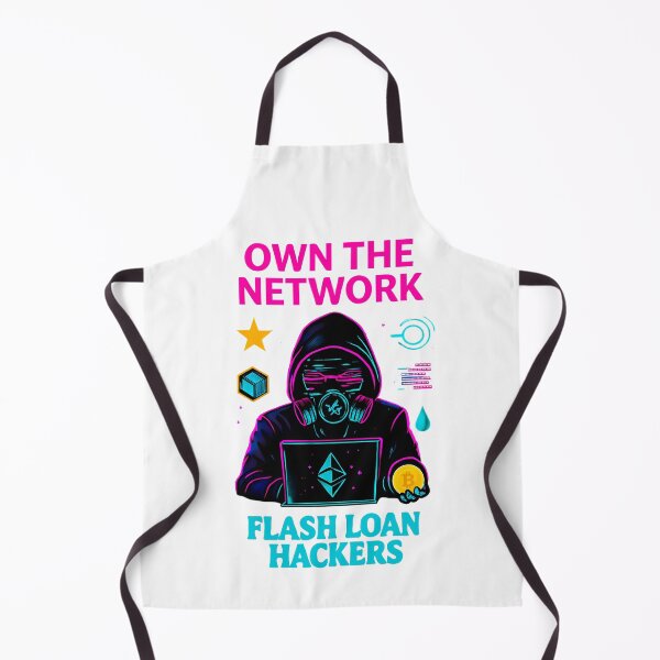 Item preview, Own The Network - Flash Loan Hackers - Neon Grid Operative - Ethereum Techwear designed and sold by BitCrop.