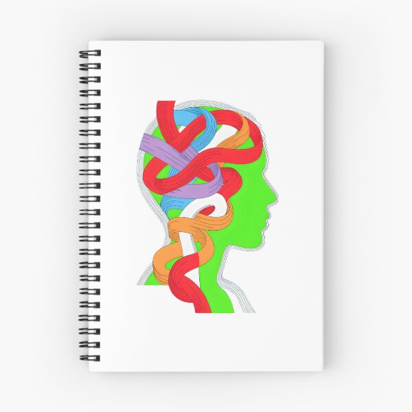Item preview, Tangled Mind - Colorful Chaos Psychology Art designed and sold by Dakson Design - Fantasy Art.