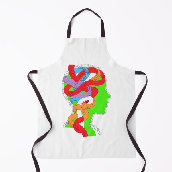 Item preview, Tangled Mind - Colorful Chaos Psychology Art designed and sold by Dakson Design - Fantasy Art.