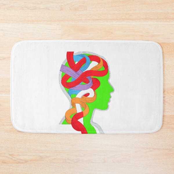 Item preview, Tangled Mind - Colorful Chaos Psychology Art designed and sold by Dakson Design - Fantasy Art.