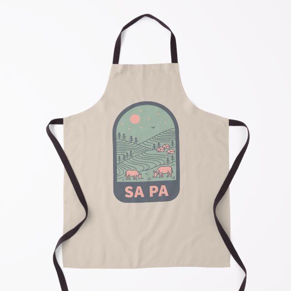 Item preview, Sa Pa Vietnam Travel Badge, Rice Fields Terraces and Fansipan Mountain Cable Car designed and sold by InvestingRoad.