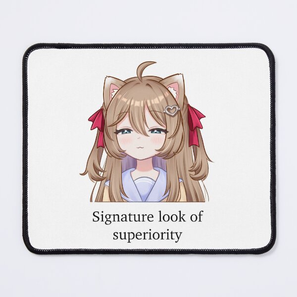 Item preview, Neuro Sama smug face meme signature look of superiority  designed and sold by Kate27sun.