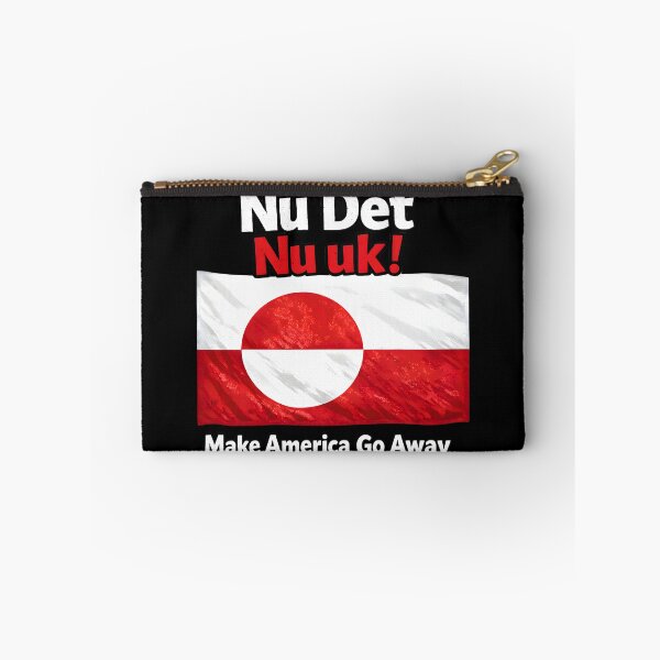 Item preview, Nu Det Nu uk! Make America Go Away Greenland flag designed and sold by Discount code.
