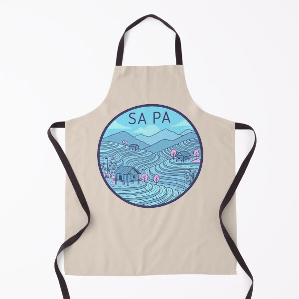 Item preview, Sa Pa Vietnam Travel Badge, Rice Fields Terraces and Fansipan Mountain Cable Car designed and sold by InvestingRoad.
