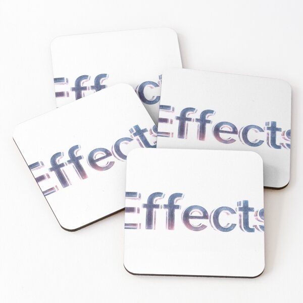Item preview, Glossy 3D glass text reading Effects on a deep black background designed and sold by Creative88Art.