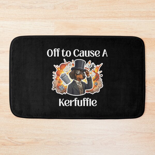 Item preview, Off to Cause A Kerfuffle Dachshund designed and sold by designsbyaneta.