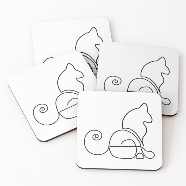 Item preview, Cat Shaped as a Treble Clef Clear designed and sold by VikstraG.