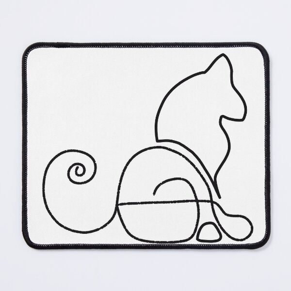Item preview, Cat Shaped as a Treble Clef Clear designed and sold by VikstraG.