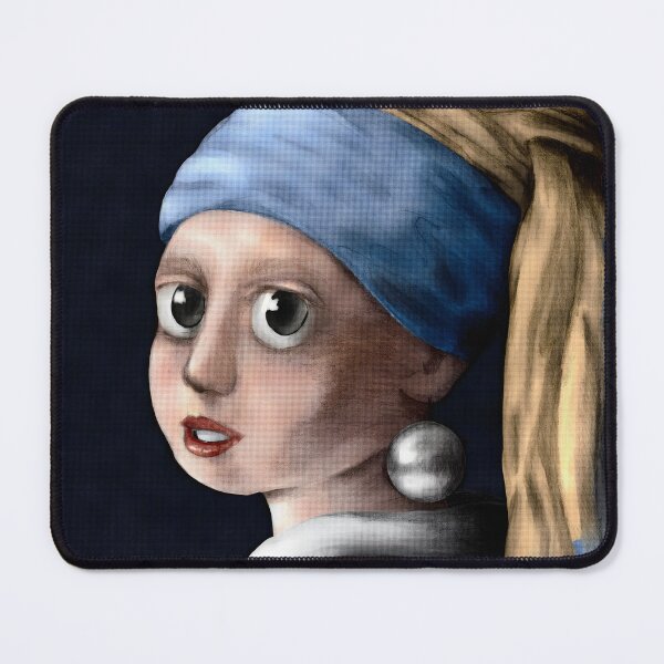Item preview, Cartoon Girl with a Pearl Earring designed and sold by OliveDesings.