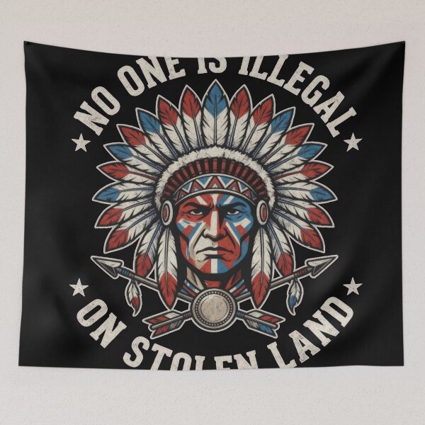 Item preview, No One Is Illegal On Stolen Land designed and sold by Arcaucil.