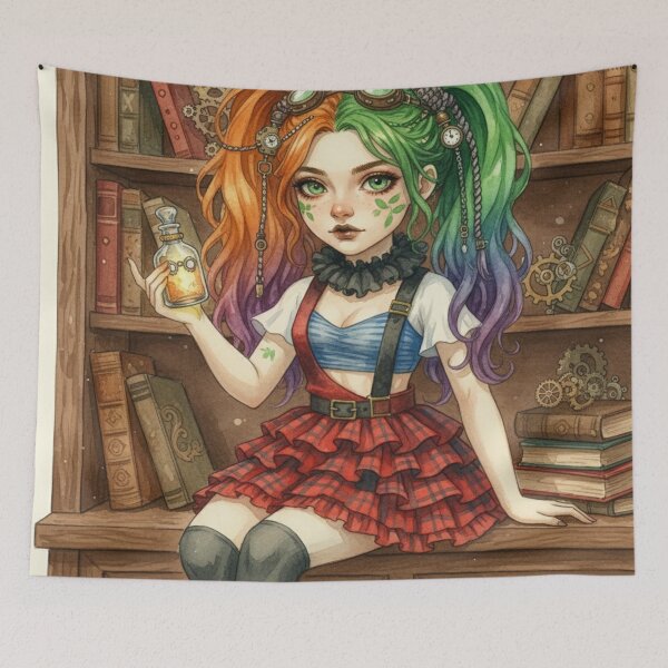 Item preview, Steampunk Alchemist Doll designed and sold by Ecosetereos.