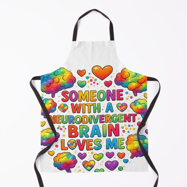 Item preview, Someone With a Neurodiverse Brain Loves Me designed and sold by MomParentADHD.