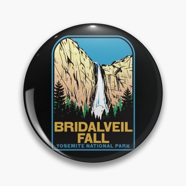 Item preview, Bridalveil Fall Yosemite National Park California Retro designed and sold by HalpinDesign.