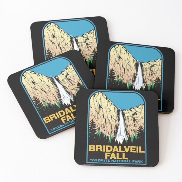 Item preview, Bridalveil Fall Yosemite National Park California Retro designed and sold by HalpinDesign.