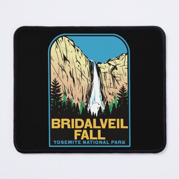 Item preview, Bridalveil Fall Yosemite National Park California Retro designed and sold by HalpinDesign.