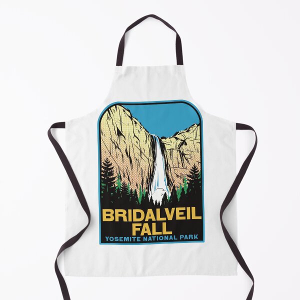 Item preview, Bridalveil Fall Yosemite National Park California Retro designed and sold by HalpinDesign.