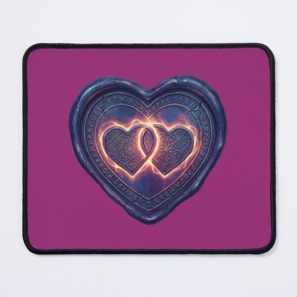 Item preview, The Entangled Heart: A Dual-Heart Celestial Seal - Vesica Piscis designed and sold by CleverCulture.
