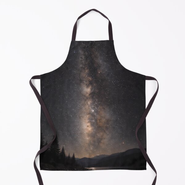 Item preview, Milky Way Over Alpine Lake | Night Sky Landscape Art designed and sold by UniqueArts23.