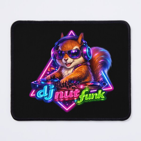 Item preview, DJ Nut Funk designed and sold by Cats and Other Things.