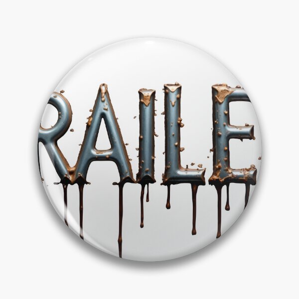 Item preview, Metallic TRAILER text with bronze liquid drips on black background designed and sold by Creative88Art.