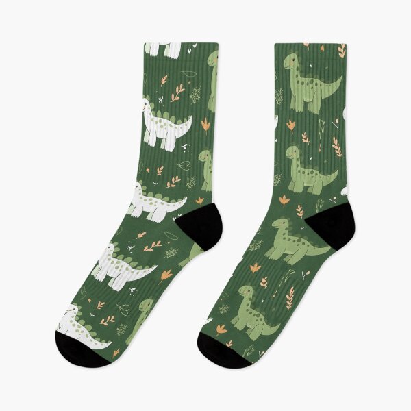 Item preview, Floral Dinosaurs Pattern designed and sold by xiao xuans.